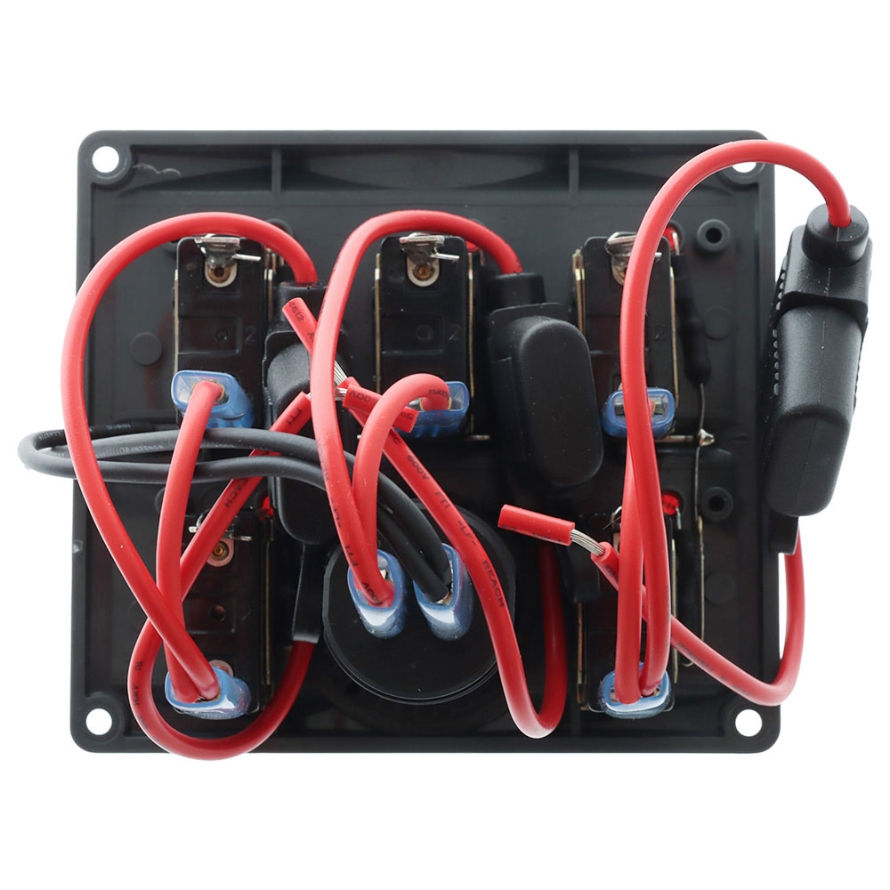 BLA Waterproof Switch Panel 5 Gang with USB and USB-C Socket