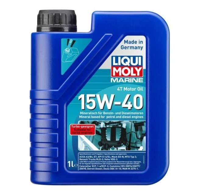 LIQUI MOLY Marine 4T Motor Oil 15W-40 1L