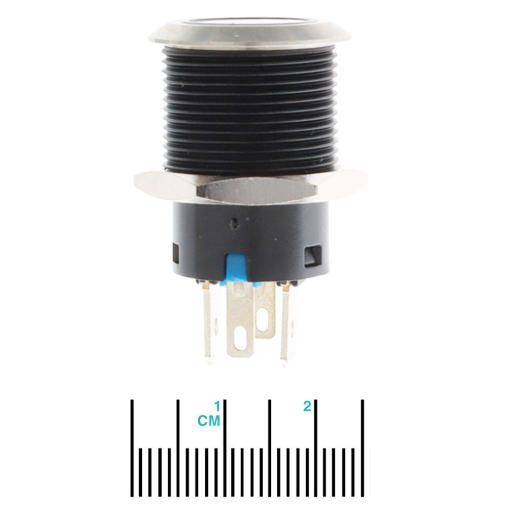 BLA Large Current SS316 Push Button Switch 12V 20A Blue Momentary-Off