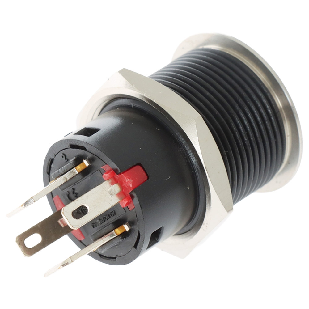 BLA Large Current SS316 Push Button Switch 12V 20A Red On-Off
