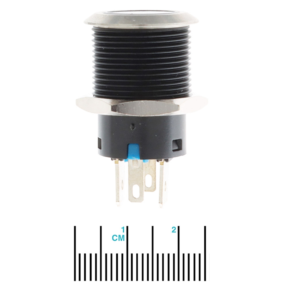 BLA Large Current SS316 Push Button Switch 12V 20A Red On-Off
