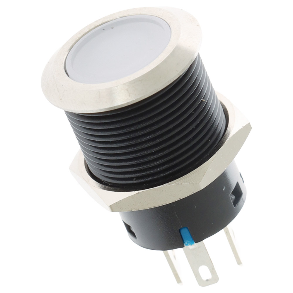 BLA Large Current SS316 Push Button Switch 12V 20A Blue Backlight