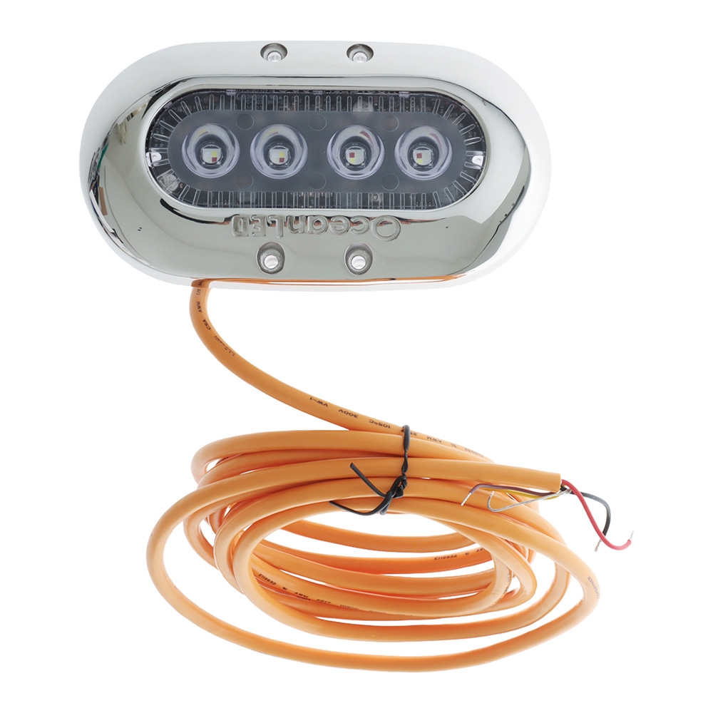 OceanLED X-Series X4 Colours Underwater Light with Stainless Steel Bezel 12V/24V 1150LM