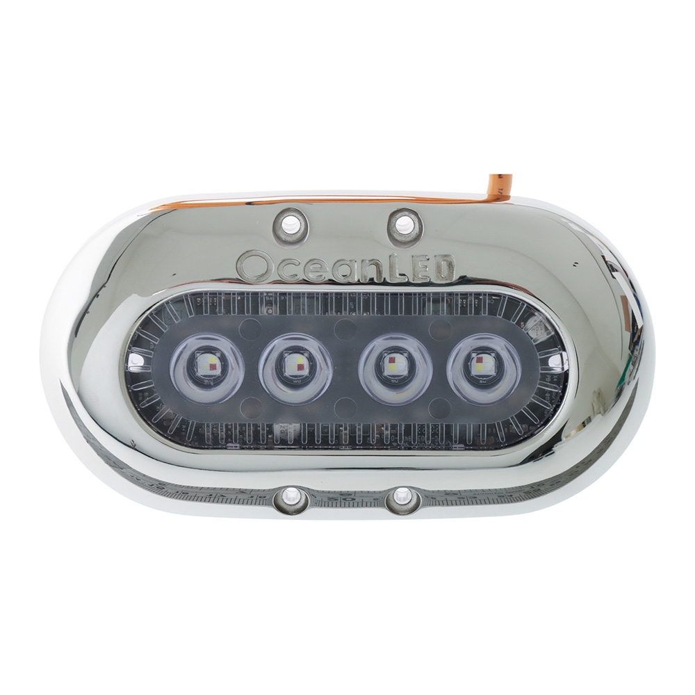 OceanLED X-Series X4 Colours Underwater Light with Stainless Steel Bezel 12V/24V 1150LM