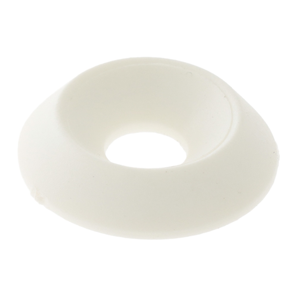 TruDesign Countersunk Washers 6mm White Qty 20
