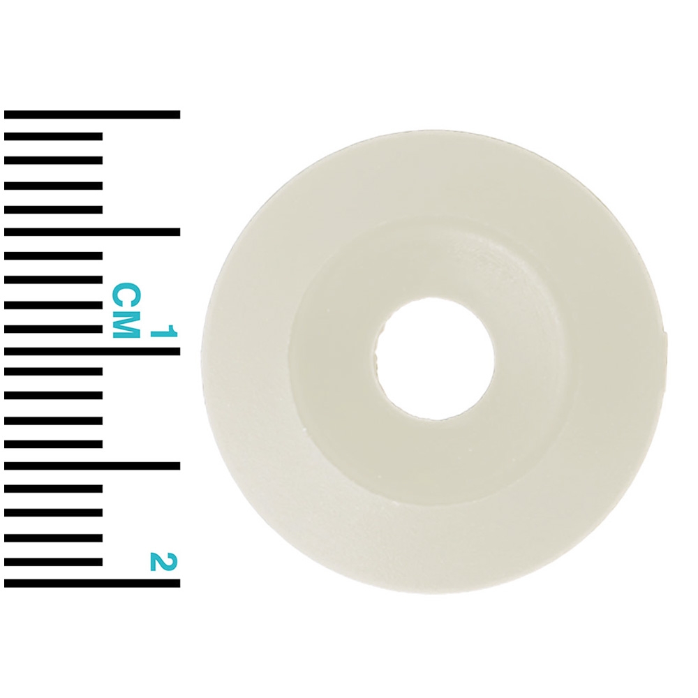 TruDesign Countersunk Washers 6mm White Qty 20