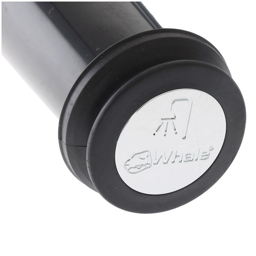 Whale Twist MK2 Deck Shower Angled Mixer 2.1m Black