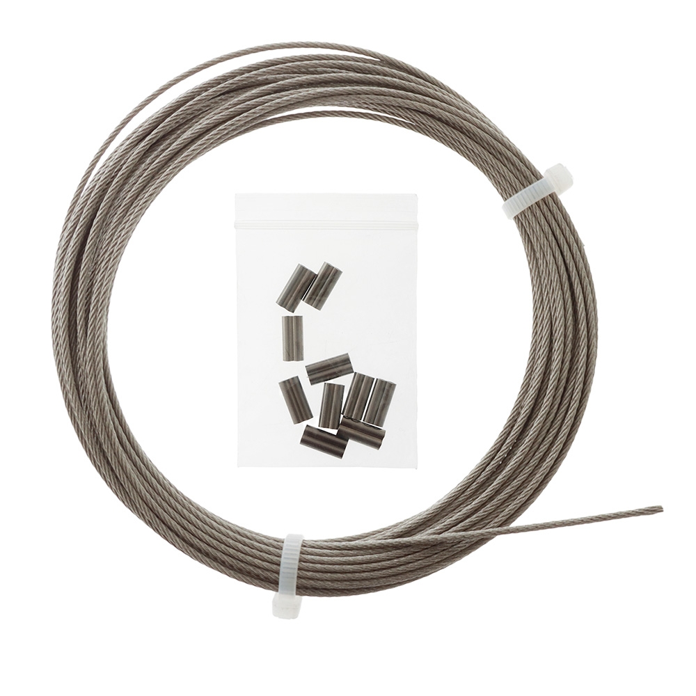 Sea Harvester 7x7 Stainless Steel Wire 10m 190kg 1.5mm with 10 Crimps