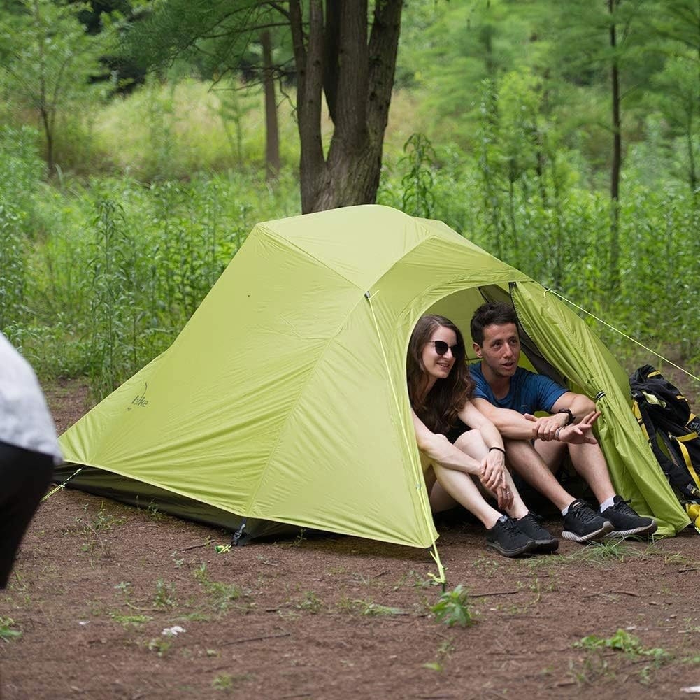 Naturehike Cloud Up 3-Person Ultralight Backpacking Tent Mustard Green