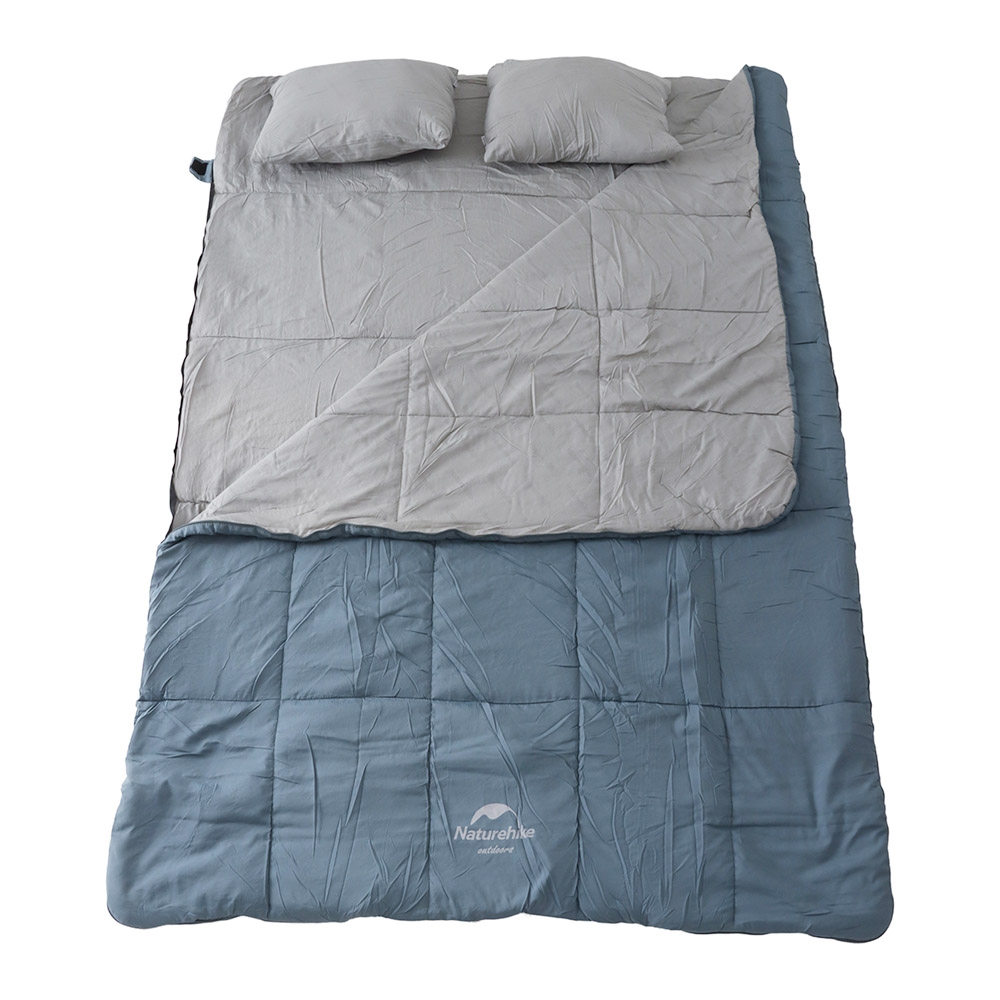Naturehike 15C Double Cotton Sleeping Bag Shadow Blue