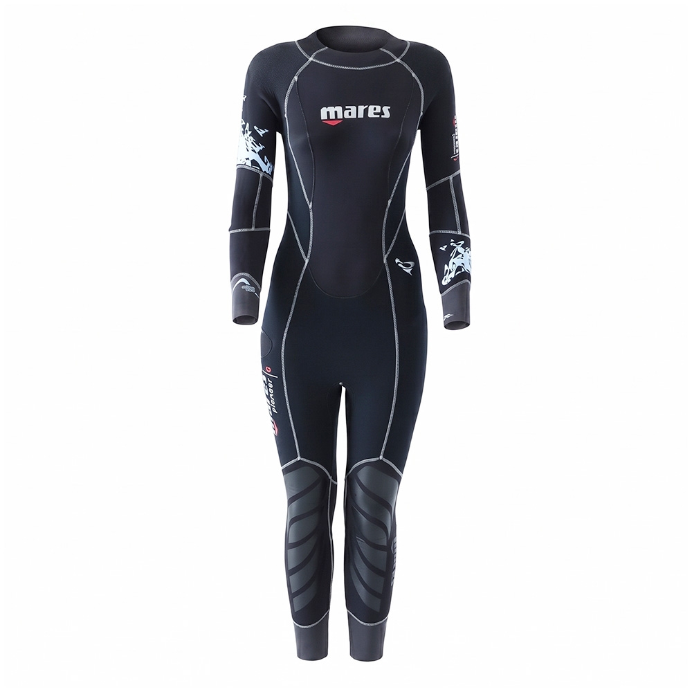 Mares Pioneer She Dives Womens Wetsuit 5mm XS Black/Grey