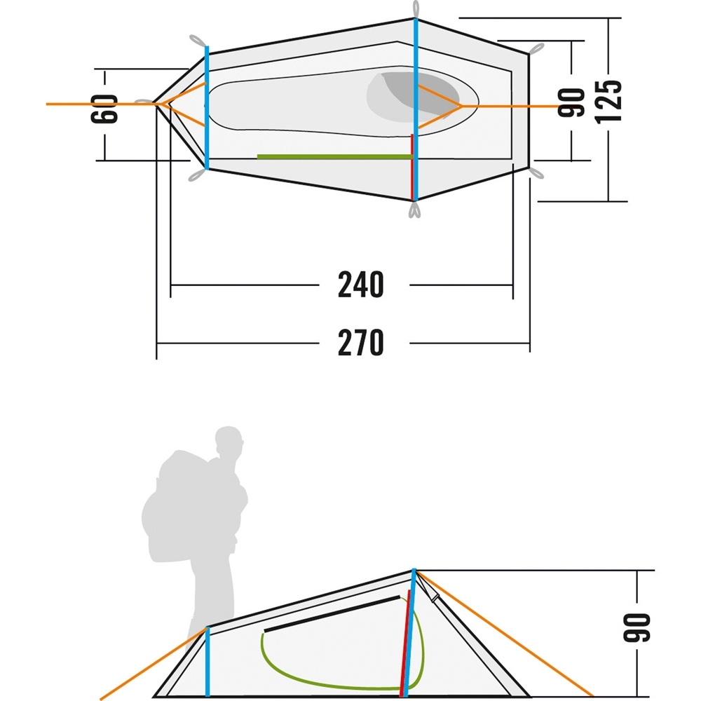 Tatonka Kyrkja Solo Tent Green