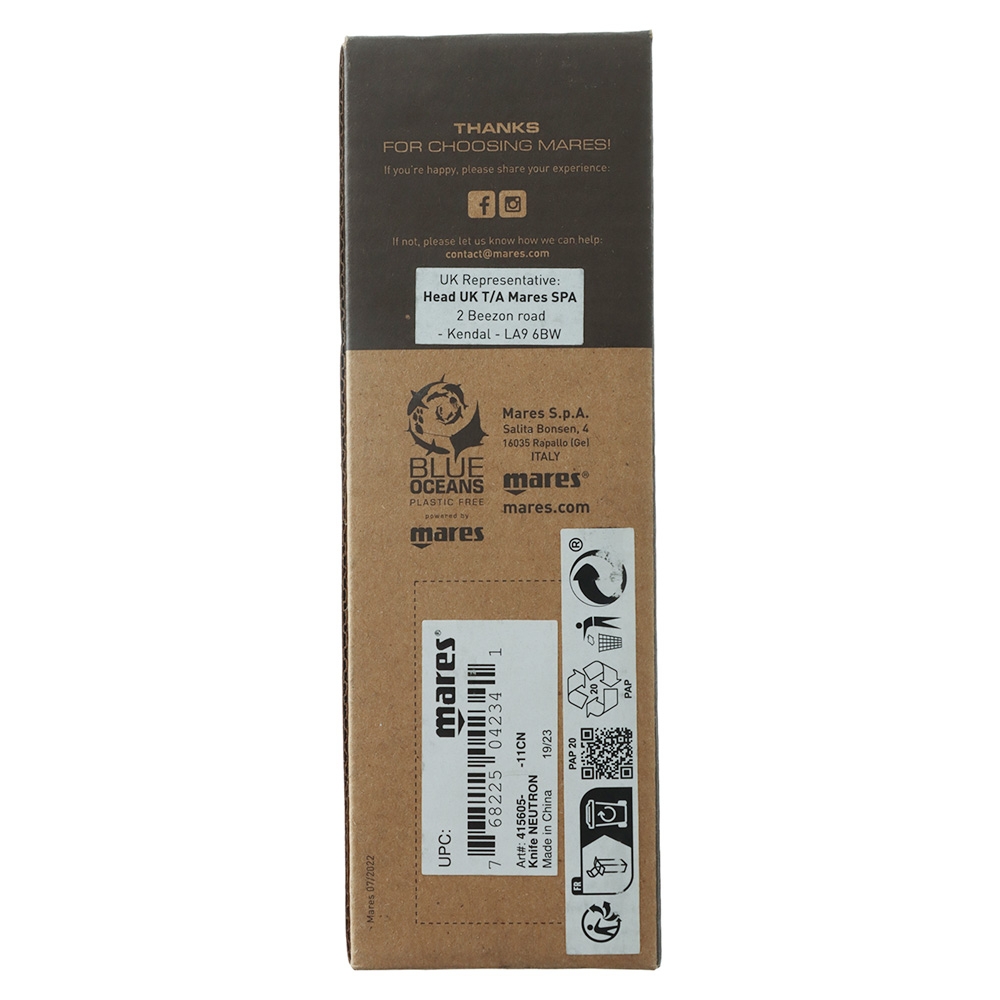 Mares Neutron Dive Knife 13.7cm