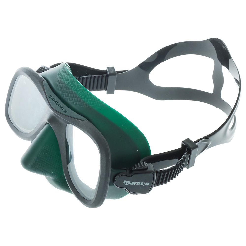 Mares Samurai X Spearfishing Mask Green/Black