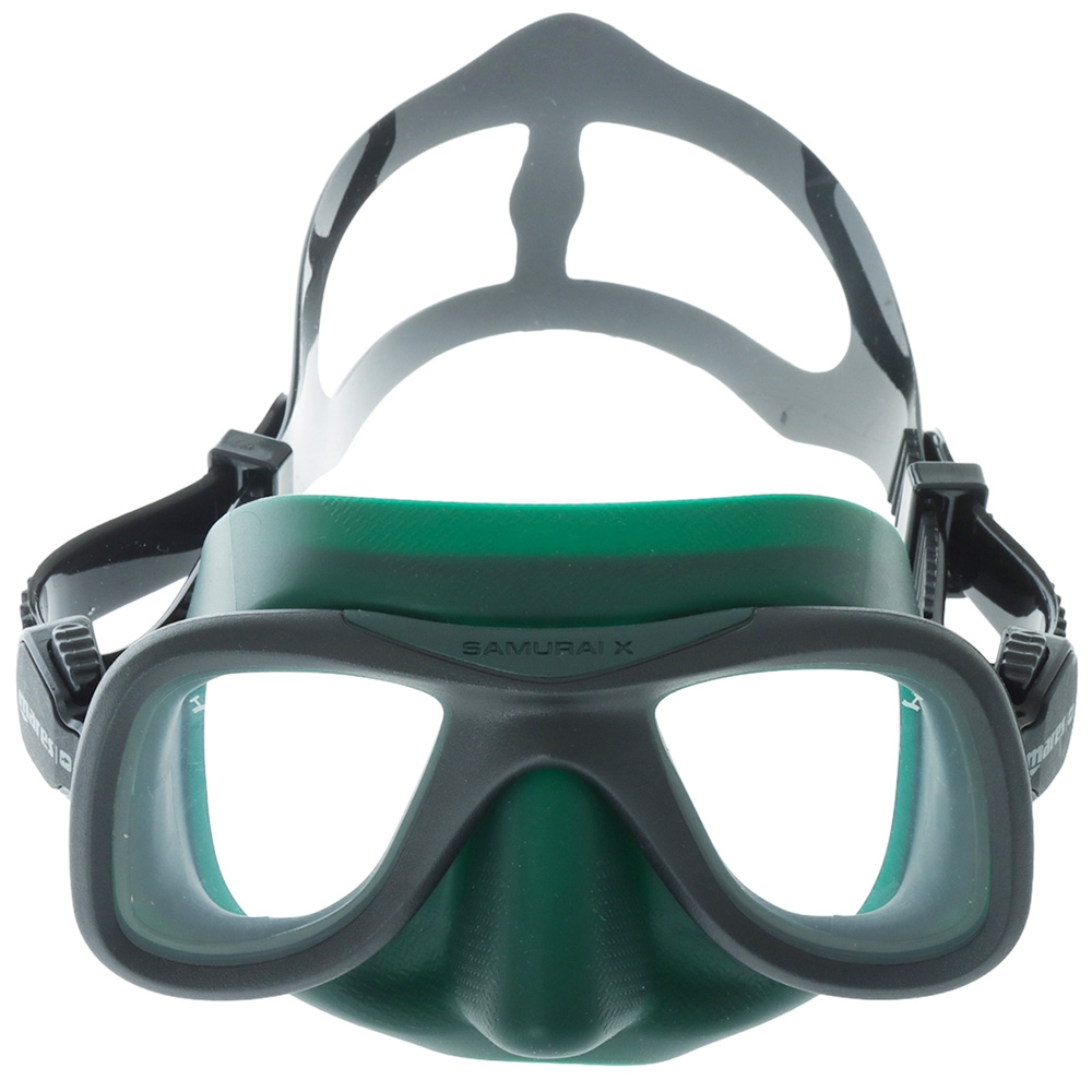 Mares Samurai X Spearfishing Mask Green/Black