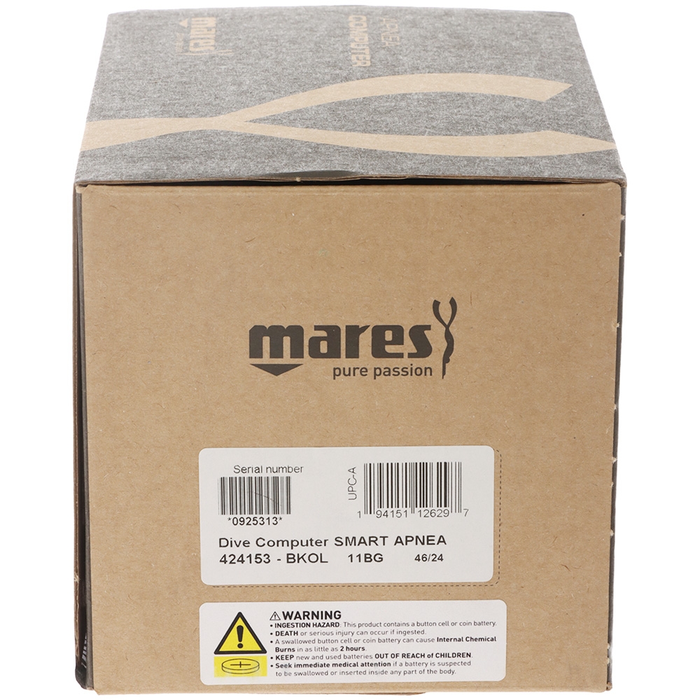 Mares Smart Apnea Freediving / Spearfishing Dive Computer Black/Olive