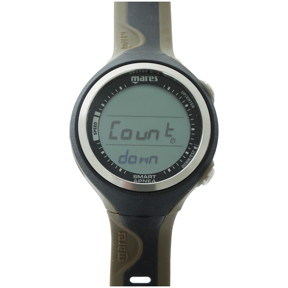 Mares Smart Apnea Freediving / Spearfishing Dive Computer Black/Olive