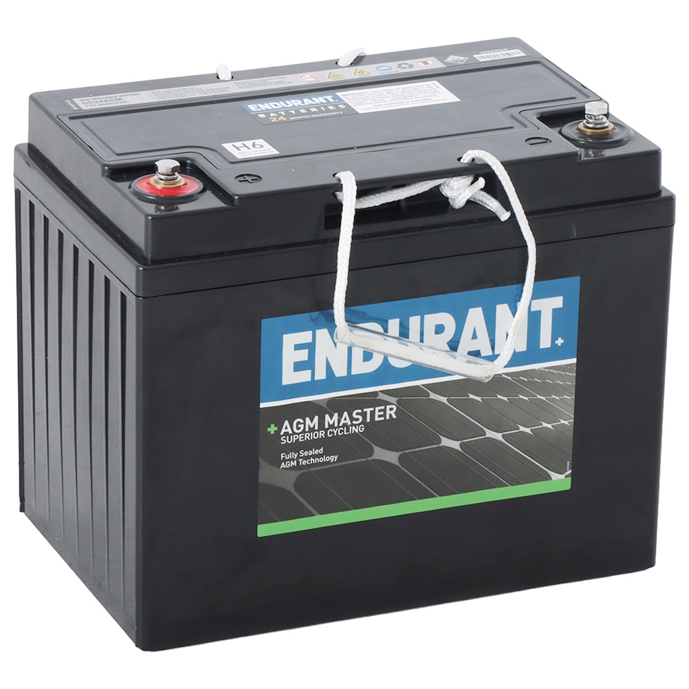 Endurant Cycle Master AGM DC24AGM Marine Deep Cycle Battery 12V 90Ah