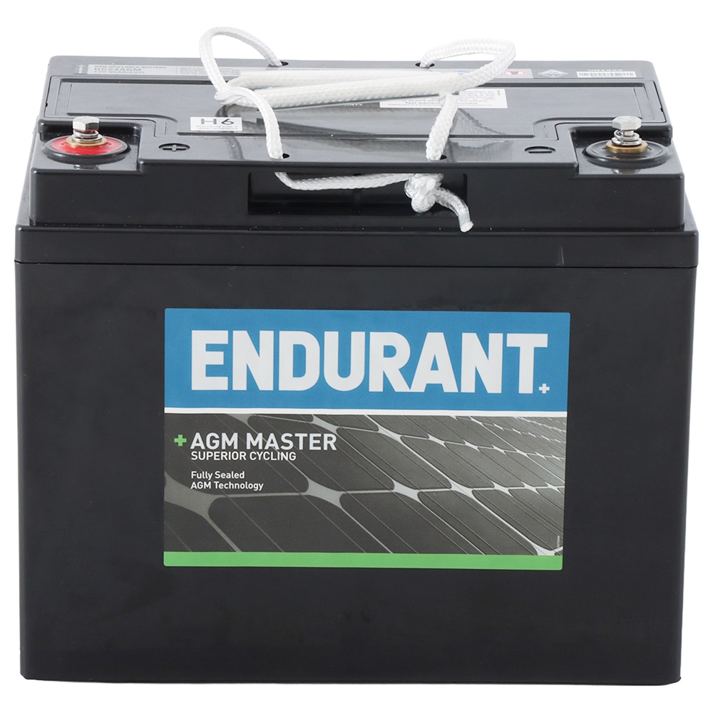 Endurant Cycle Master AGM DC24AGM Marine Deep Cycle Battery 12V 90Ah