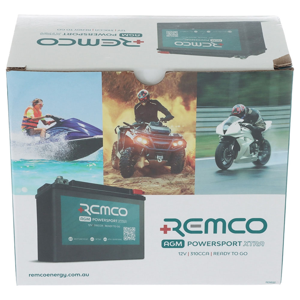 Remco RTX20L AGM Power Sports XTRA Battery 12V 18Ah 310 CCA