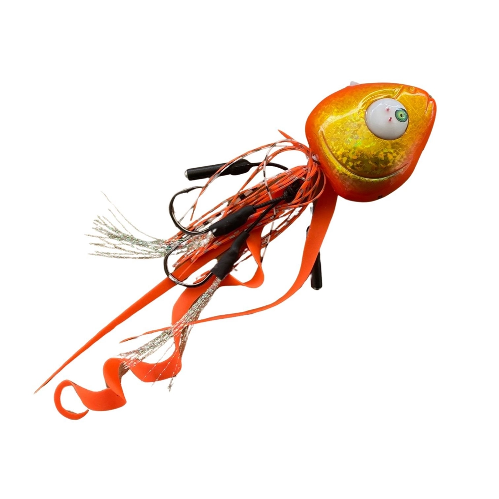 Glowbite Sumo Grumpy Fish Slider Lure 250g Orange Slider