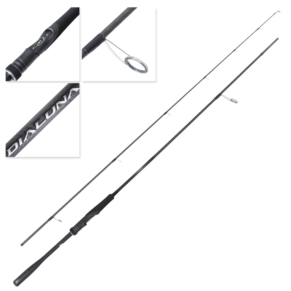 Shimano Dialuna Zoom S76-86ML Spin Rod 8ft 6in 6-28g 3pc