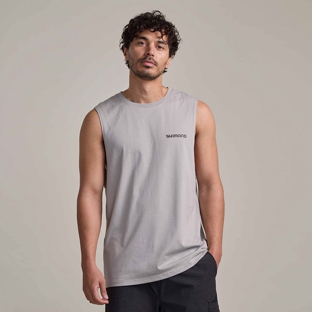 Shimano Dive Flat Lure Mens Tank Top