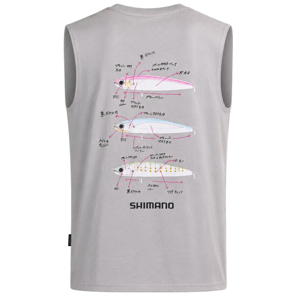 Shimano Dive Flat Lure Mens Tank Top