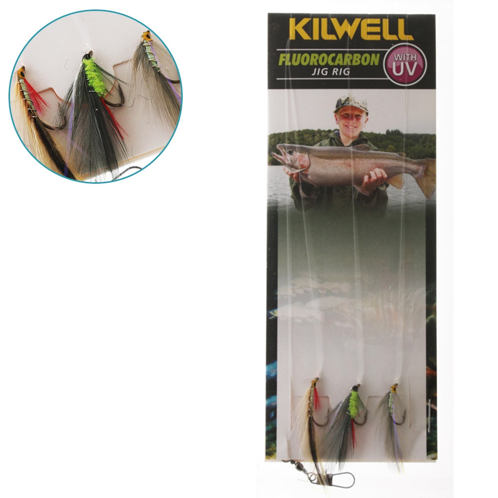 Kilwell Tackle Freshwater Jig Rigs Mix 1 - GG/GGL/JS