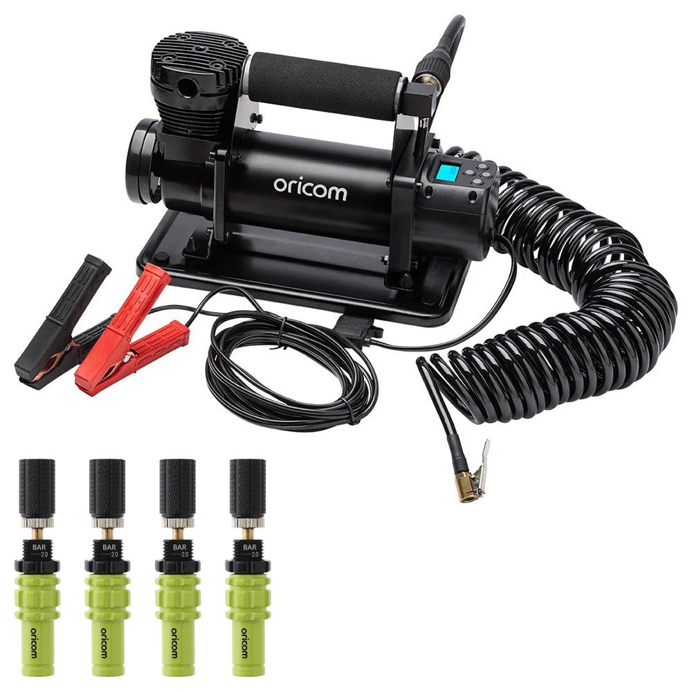 Oricom AIR20 Portable Air Compressor with ATD01 Automatic Tyre Deflators