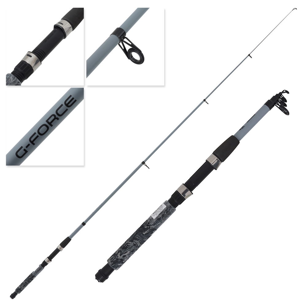 Okuma G-Force HD Telescopic Travel Spin Rod 6ft 5-20g 5pc