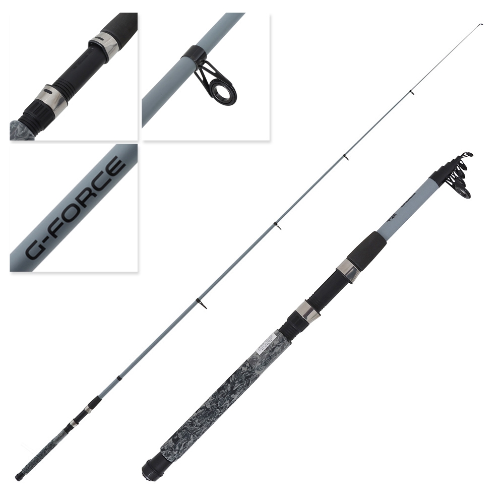 Okuma G-Force HD Telescopic Travel Spin Rod 8ft 20-40g 6pc