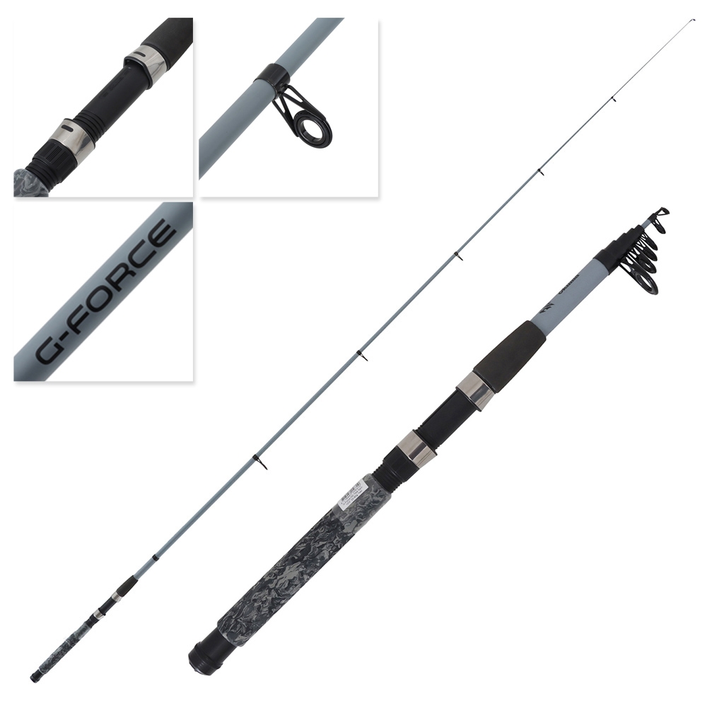 Okuma G-Force HD Telescopic Travel Spin Rod 10ft 20-60g 7pc