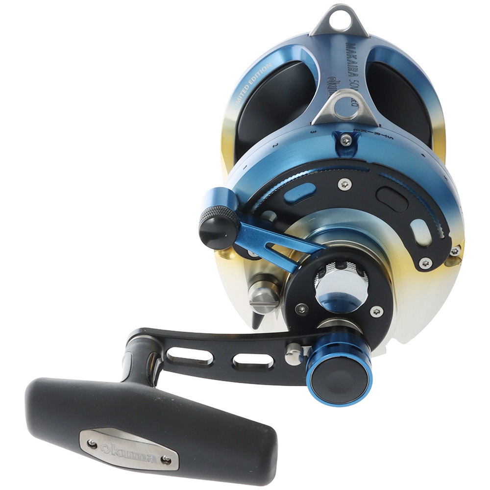 Okuma Makaira 50II Wide SEa 2-Speed Game Reel Yellowfin Tuna Limited Edition