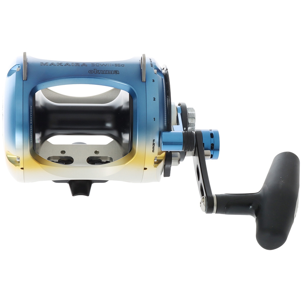 Okuma Makaira 50II Wide SEa 2-Speed Game Reel Yellowfin Tuna Limited Edition
