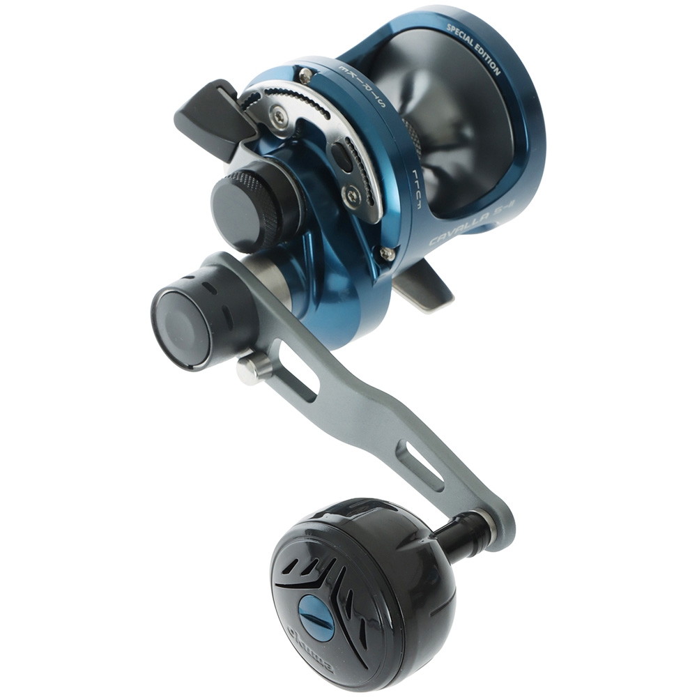 Okuma Cavalla 5 2-Speed SE Lever Drag Boat Reel Midnight Blue