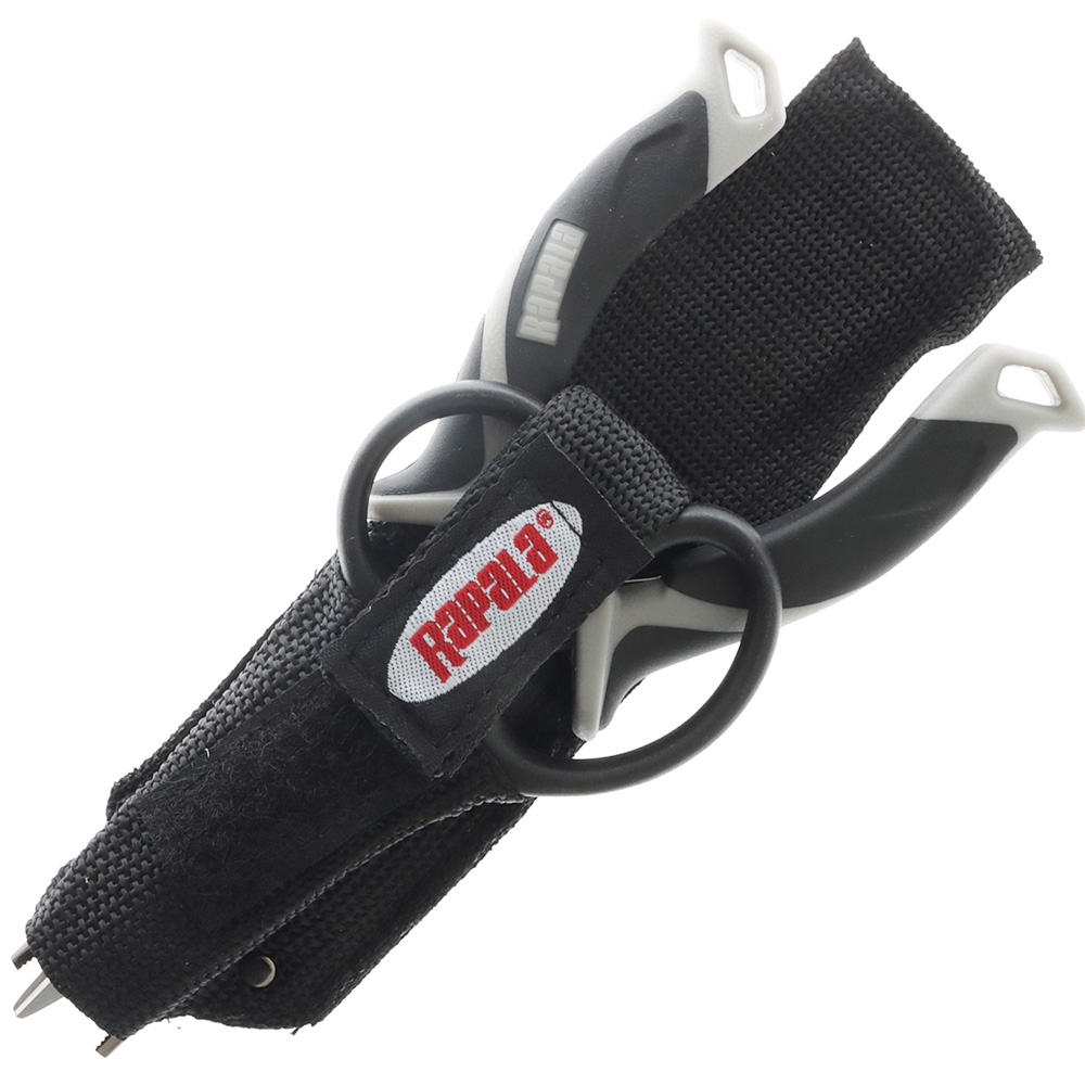 Rapala Fisherman's 16cm Pliers and Super Line Scissors with Sheath