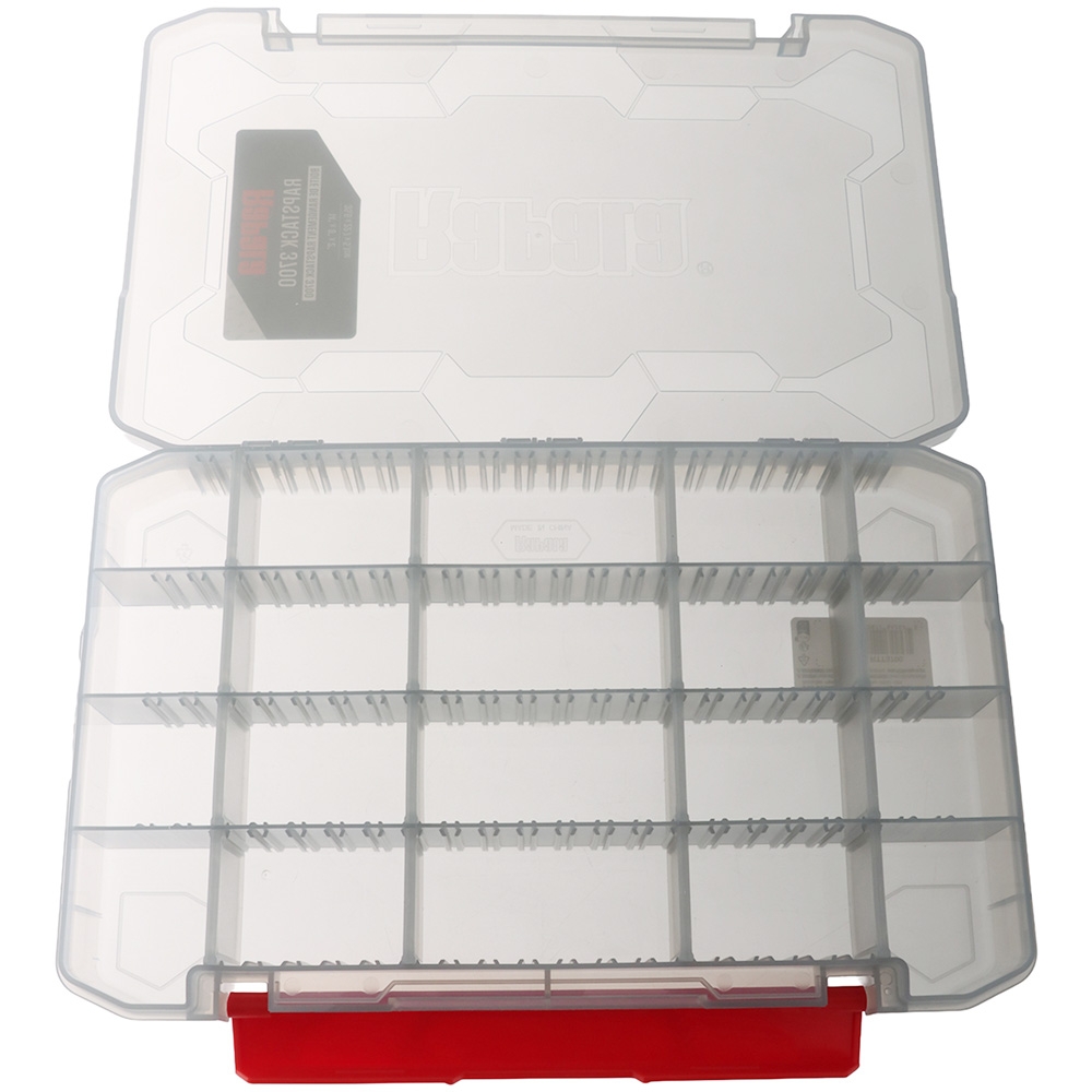 Rapala Rapstack 3700 Tackle Box with Dividers 36 x 23 x 4cm