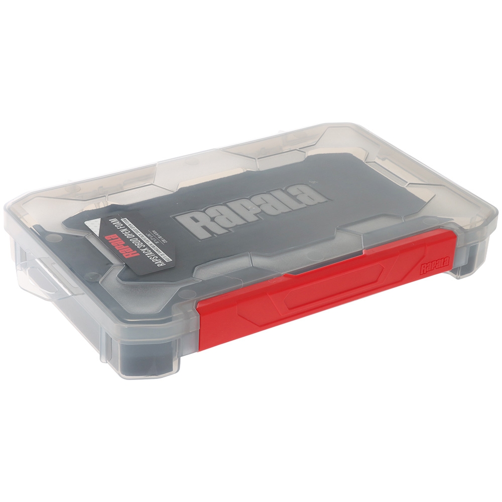 Rapala RapStack 3600 Tackle Box 28 x 18 x 4cm - Slotted Open Foam Tray 