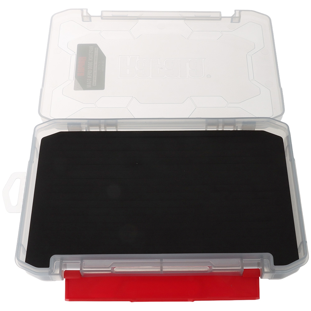 Rapala RapStack 3600 Tackle Box 28 x 18 x 4cm - Slotted Open Foam Tray 