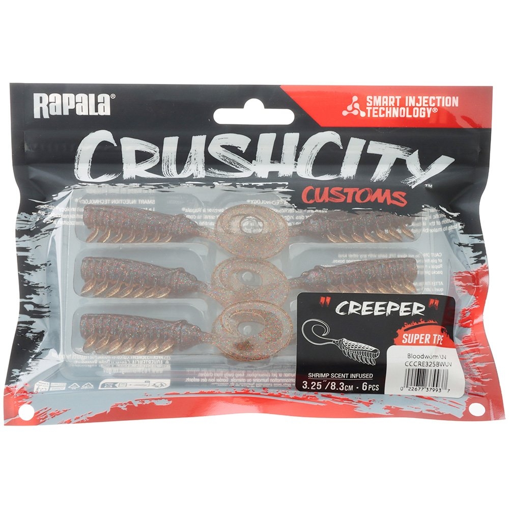 Rapala CrushCity Creeper Soft Bait 8.25cm Qty 6