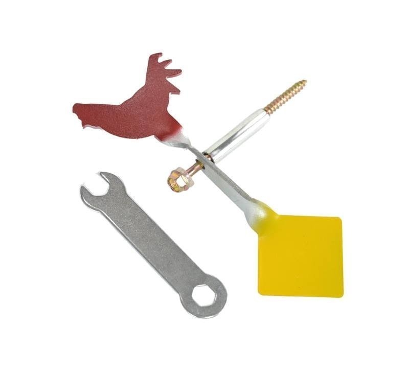 Fun Target Dual Airgun Spinner Stake Rooster Target