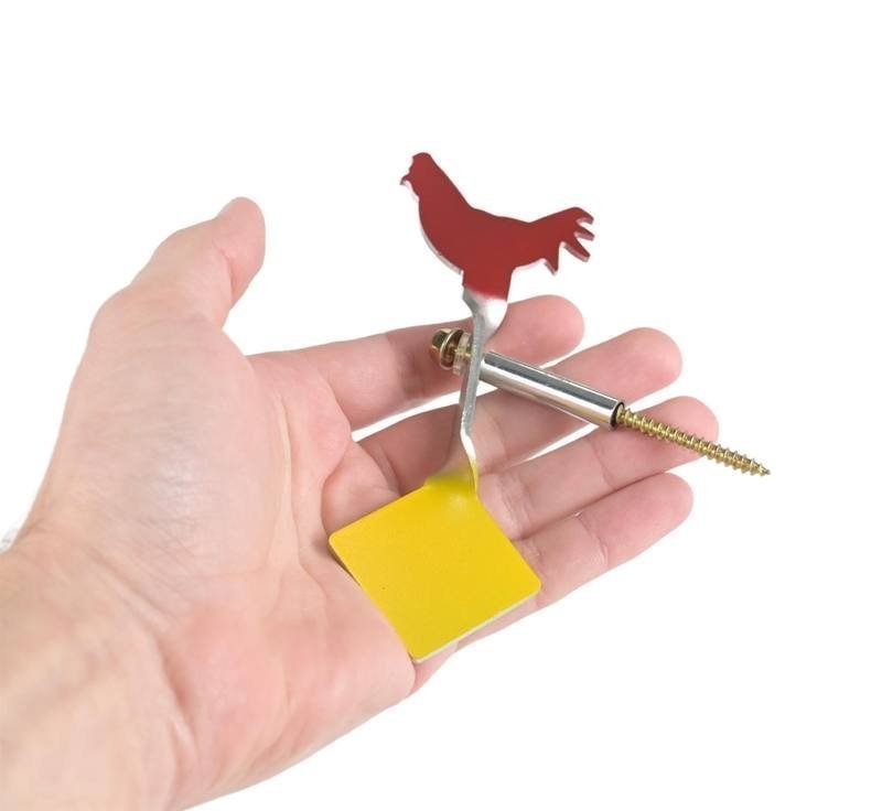Fun Target Dual Airgun Spinner Stake Rooster Target