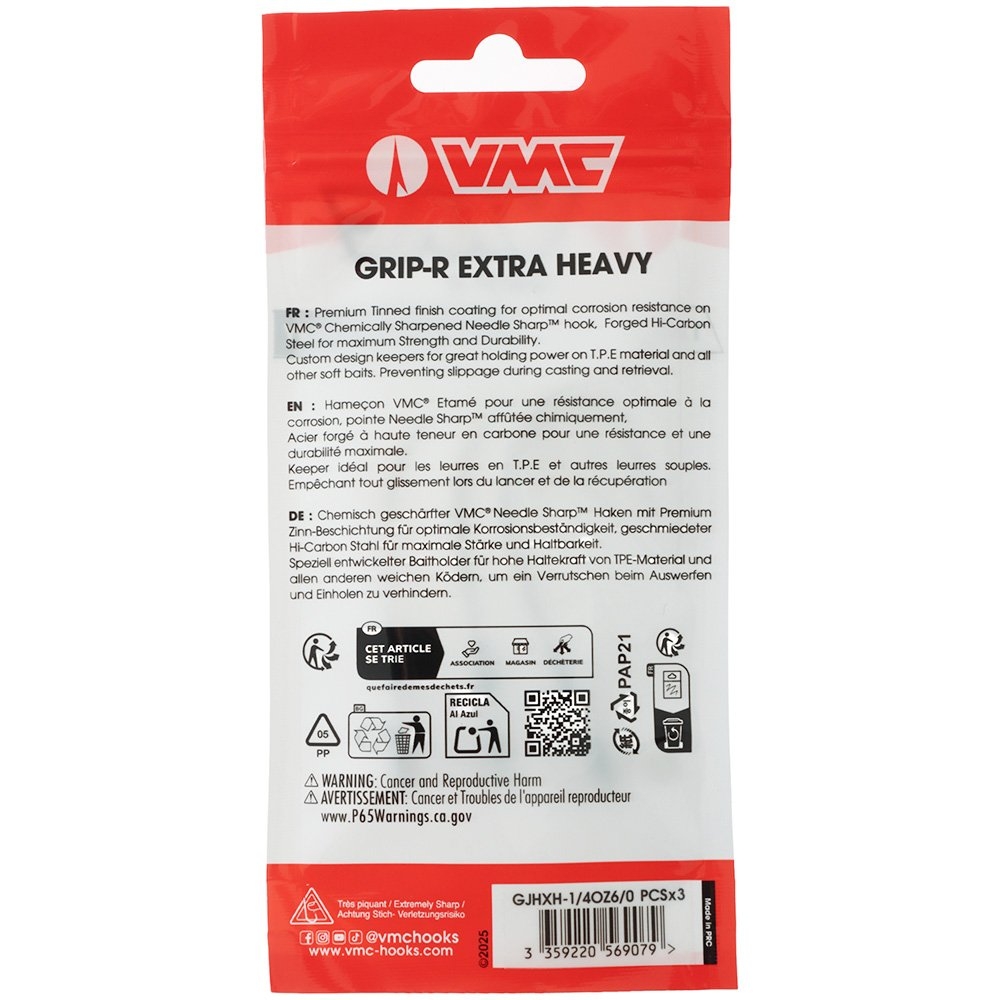 VMC Grip-R Extra Heavy Jig Head