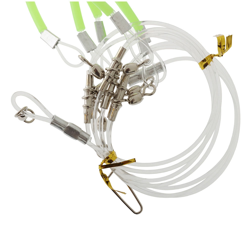 Holiday Lumo 6-Squid Skirt Lure Rig 6/0