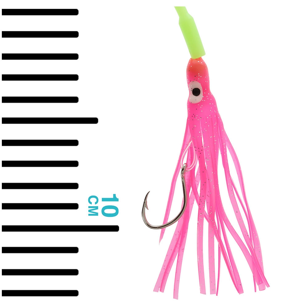 Holiday Lumo 6-Squid Skirt Lure Rig 6/0