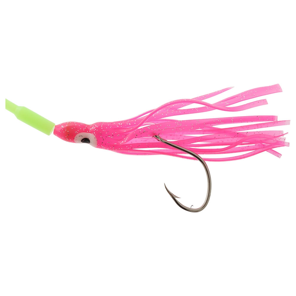 Holiday Lumo 6-Squid Skirt Lure Rig 8/0