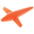 Holiday Plastic Bird Teaser 18cm Orange