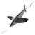 Holiday Plastic Plane Fish Lure 19cm Purple