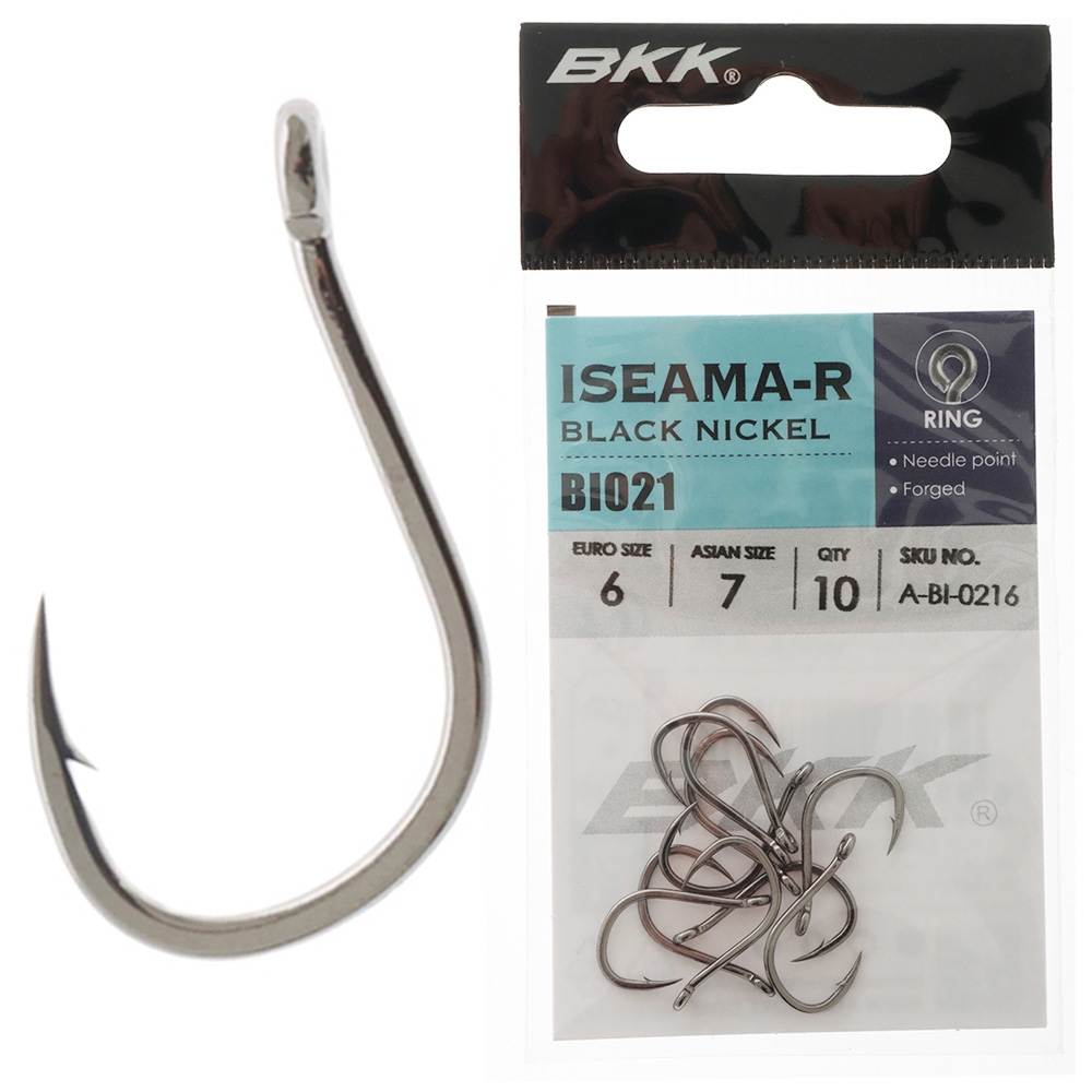 BKK Iseama with Ring Canal Bait Hooks Qty 10 #6